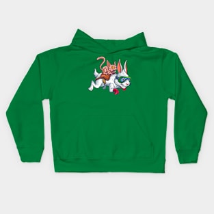 rabbit run Kids Hoodie